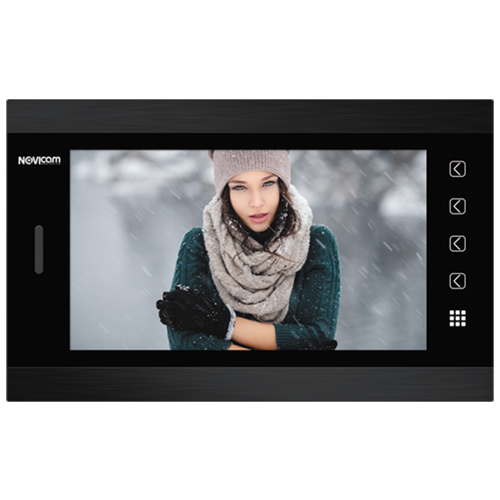 фото Монитор hd домофона с записью novicam magic 10 dark hd