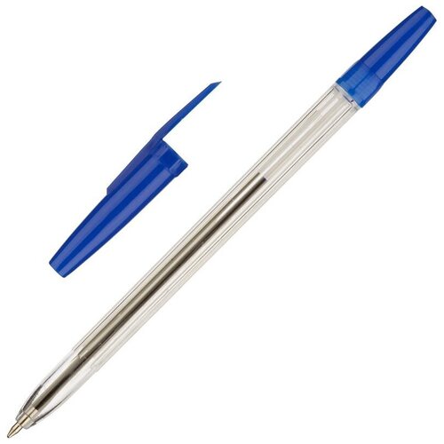 Ручка шариковая неавтомат. Attache Economy толщ линии 0.5мм, синяя, син. корп