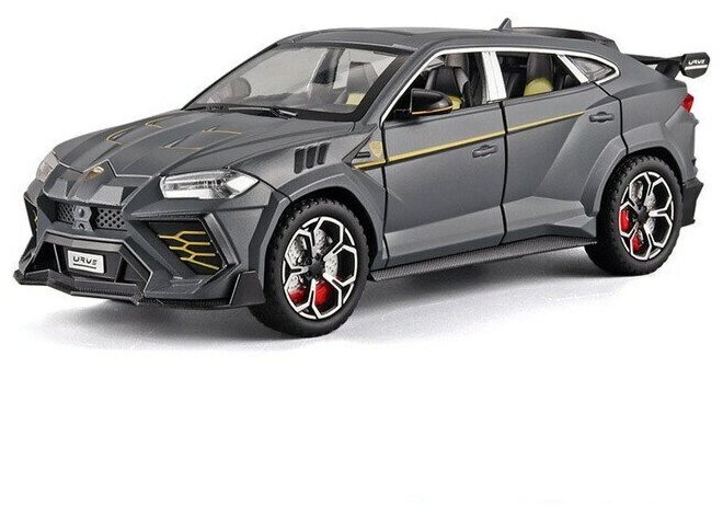 Коллекционная масштабная модель Lamborghini Urus 1:24 NEW (Дым,металл,свет,звук)