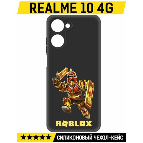 Чехол-накладка Krutoff Soft Case Roblox-Рэдклифф для Realme 10 4G черный чехол накладка krutoff soft case roblox рэдклифф для realme c51 черный