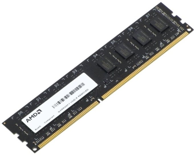 Оперативная память 4Gb DDR-III 1333MHz AMD Black (R334G1339U1S-U)