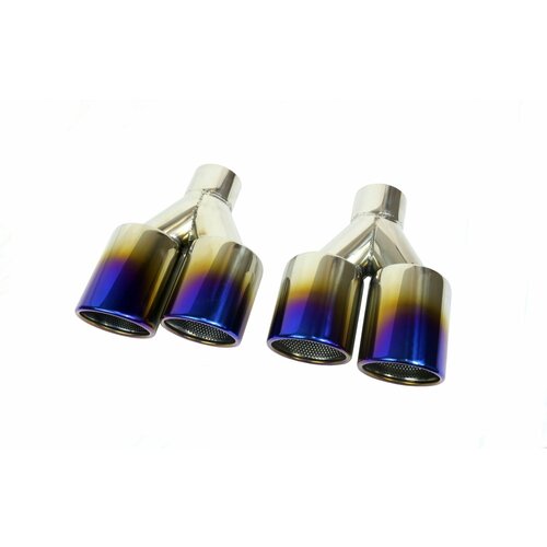 Насадка на глушитель AJS #1 двойная пара обожженная 60*89*240