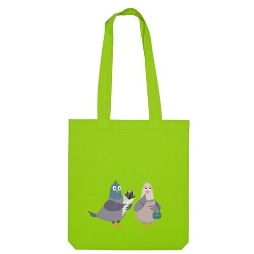 фото Сумка шоппер us basic, зеленый