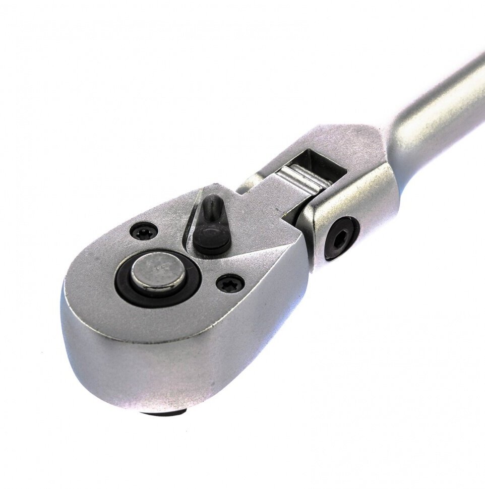 Ключ-трещотка Stels 1/2" 72 зуба, с быстрым сбросом шарнирная СrV 14046