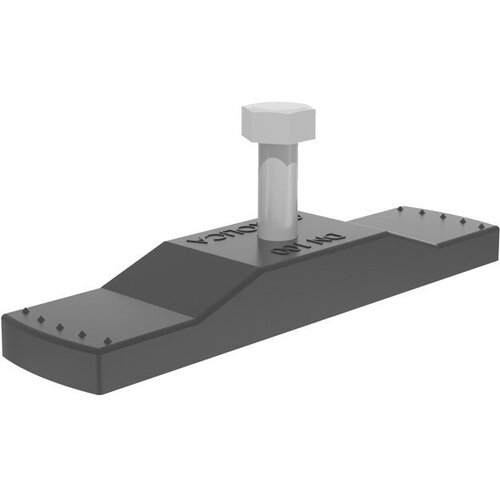 Крепеж решетки к каналу DN100 крепеж стальной для канала h60 dn100 109