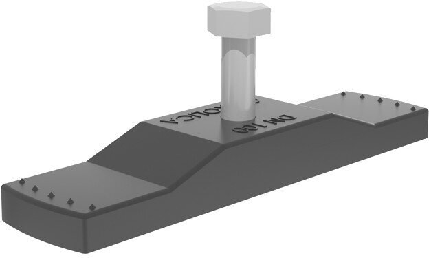 Крепеж решетки к каналу DN100