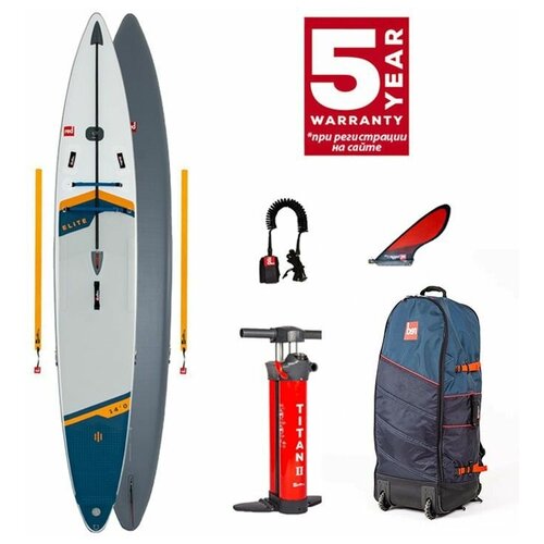 шланг для насоса red paddle bravo shark aquamarina gladiator насос сап доски аксессуары для sup board Cап борд надувной двухслойный Red Paddle 14.0 Elite S23 (427x68x15 см) / Sup board, сапборд, доска для сап серфинга