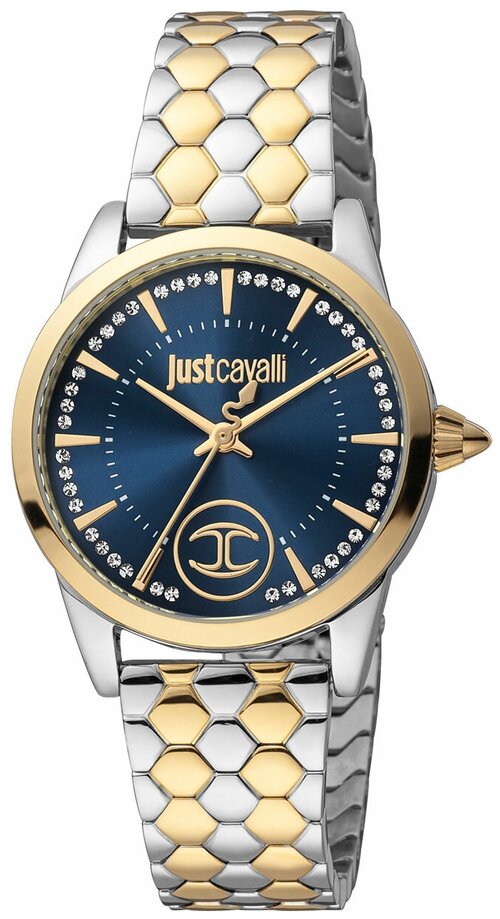 Наручные часы Just Cavalli JC1L087M0295, золотой, синий