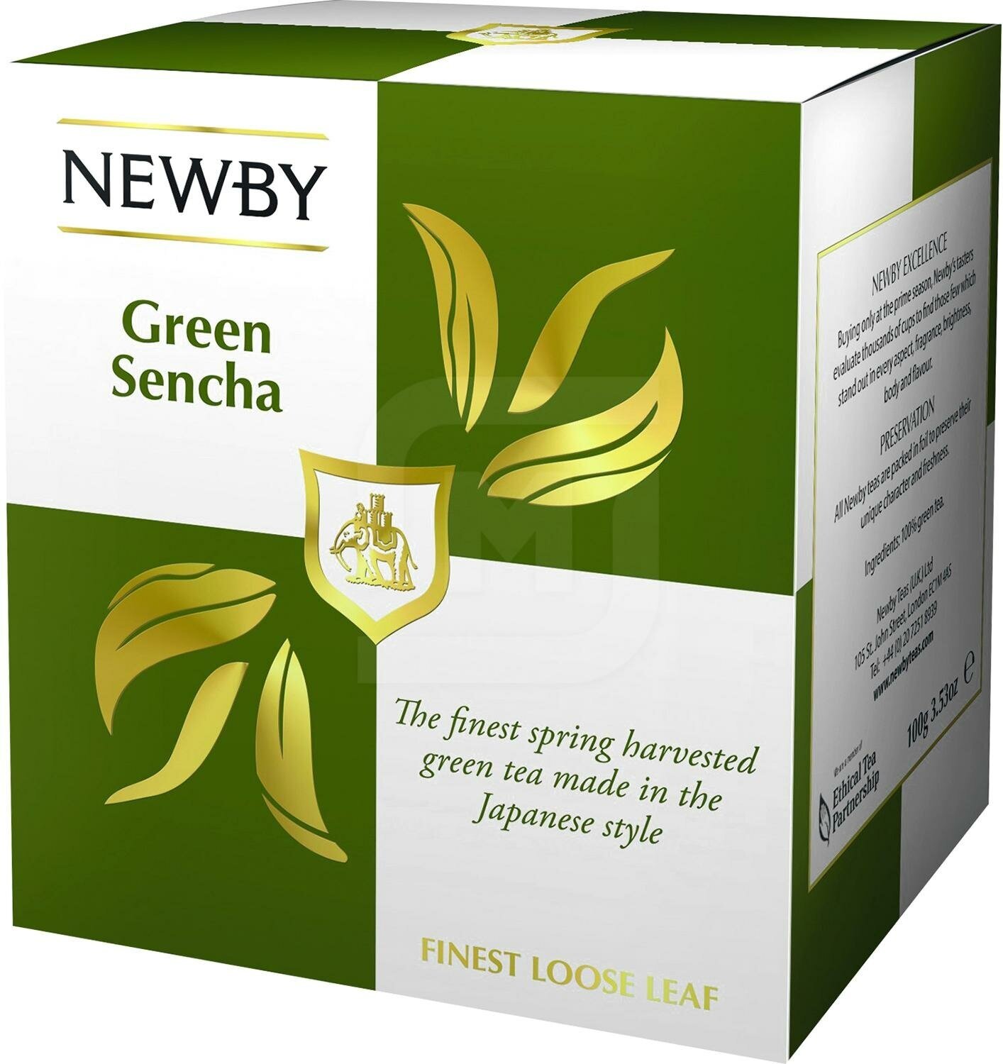 Чай зеленый Newby Green Sencha 100г - фото №14