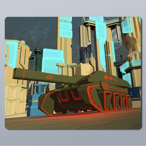 Коврик для мыши с принтом игра VR Battlezone - 9798 коврик для мыши с принтом игра vr troopers 9985