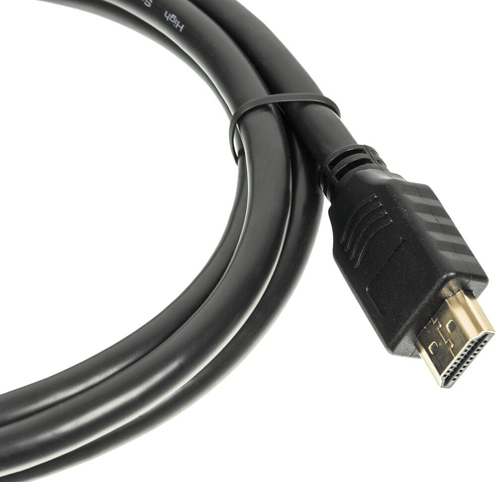 Кабель HDMI 2м BURO BHP HDMI 2.0 круглый черный - фото №15