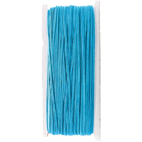 Тесьма отделочная сутаж NITEX 3 мм, 18 ярдов (16,4 м), цв. лазурный