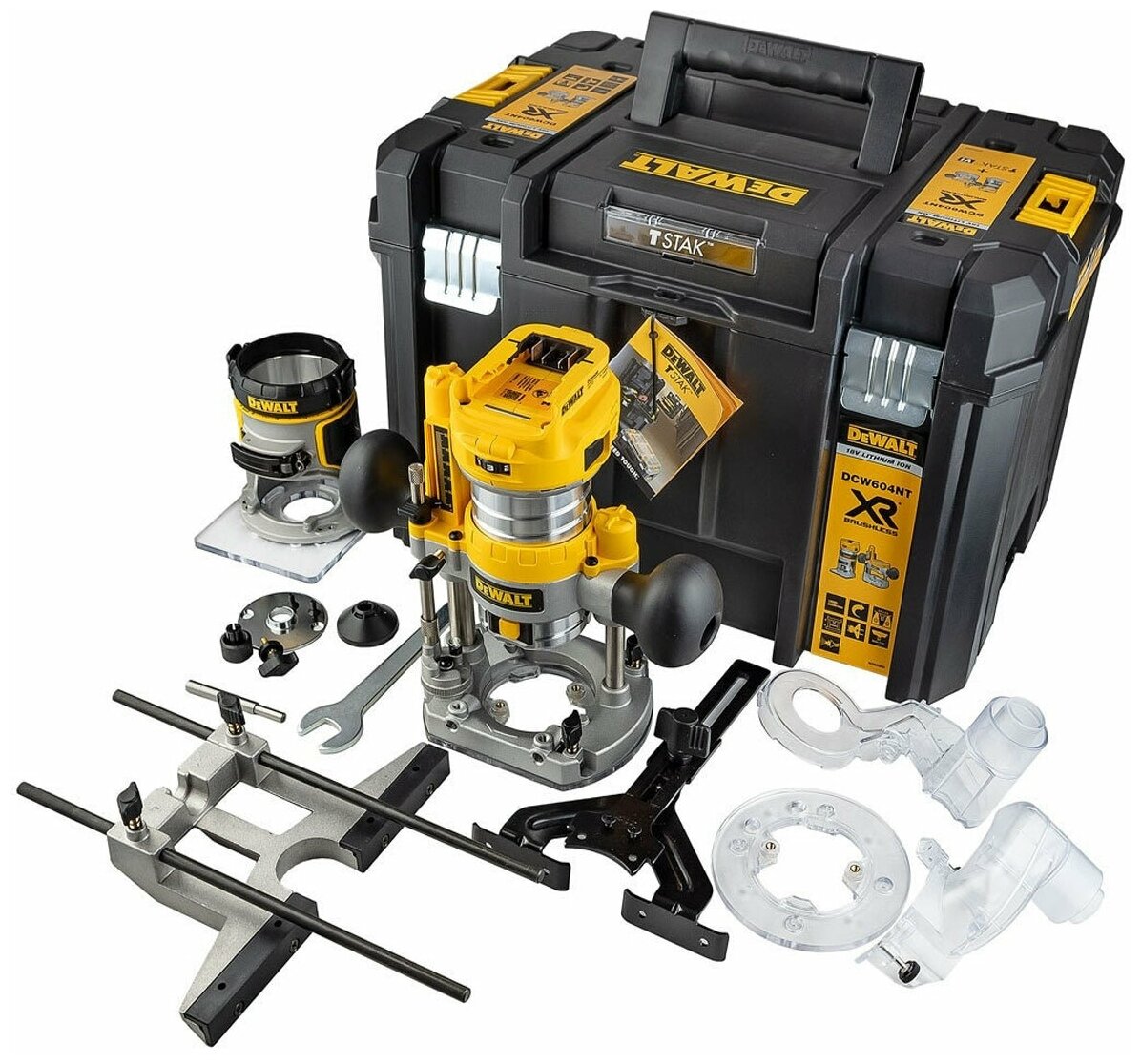 Аккумуляторный вертикальный фрезер DeWALT DCW604NT - фотография № 1