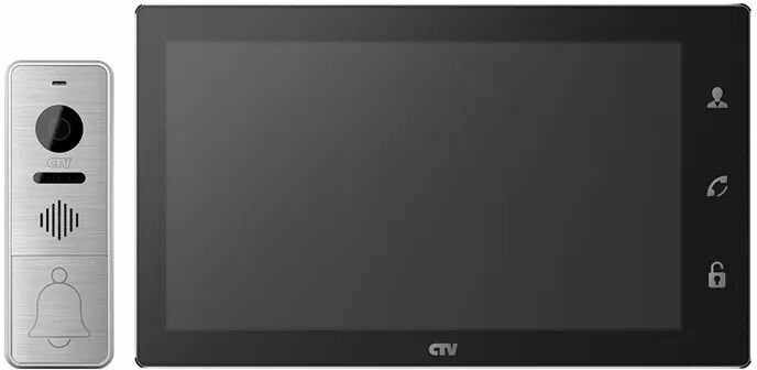 Комплект видеодомофона CTV-DP4105AHD B черный