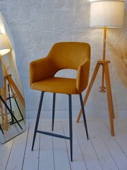 Барный стул со спинкой для кухни Осло