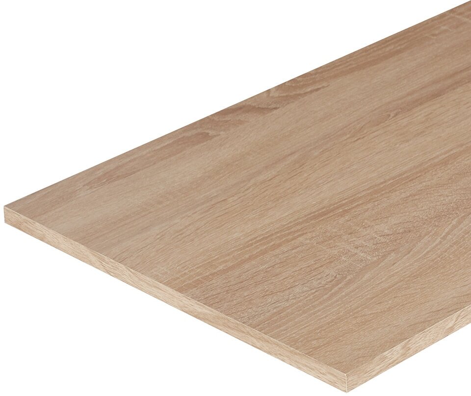 Щит мебельный ЛДСП 1200х400х16 мм дуб светлый