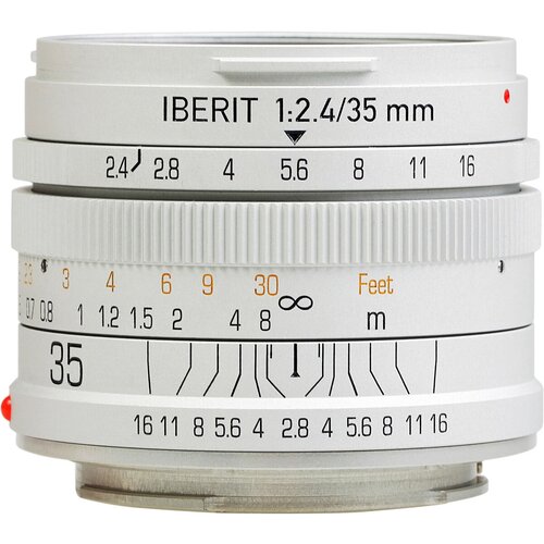 HandeVision IBERIT 35mm f/2.4 Sony E (Frosted silver) handevision iberit 90mm f 2 4 sony e glossy black