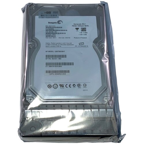 Жесткие диски HP Жесткий диск HP SATA 750GB 7.2K 3.5 для MSA2 481275-001