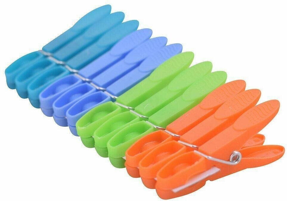 Прищепки для белья пл (12шт) Мультидом — фото 1