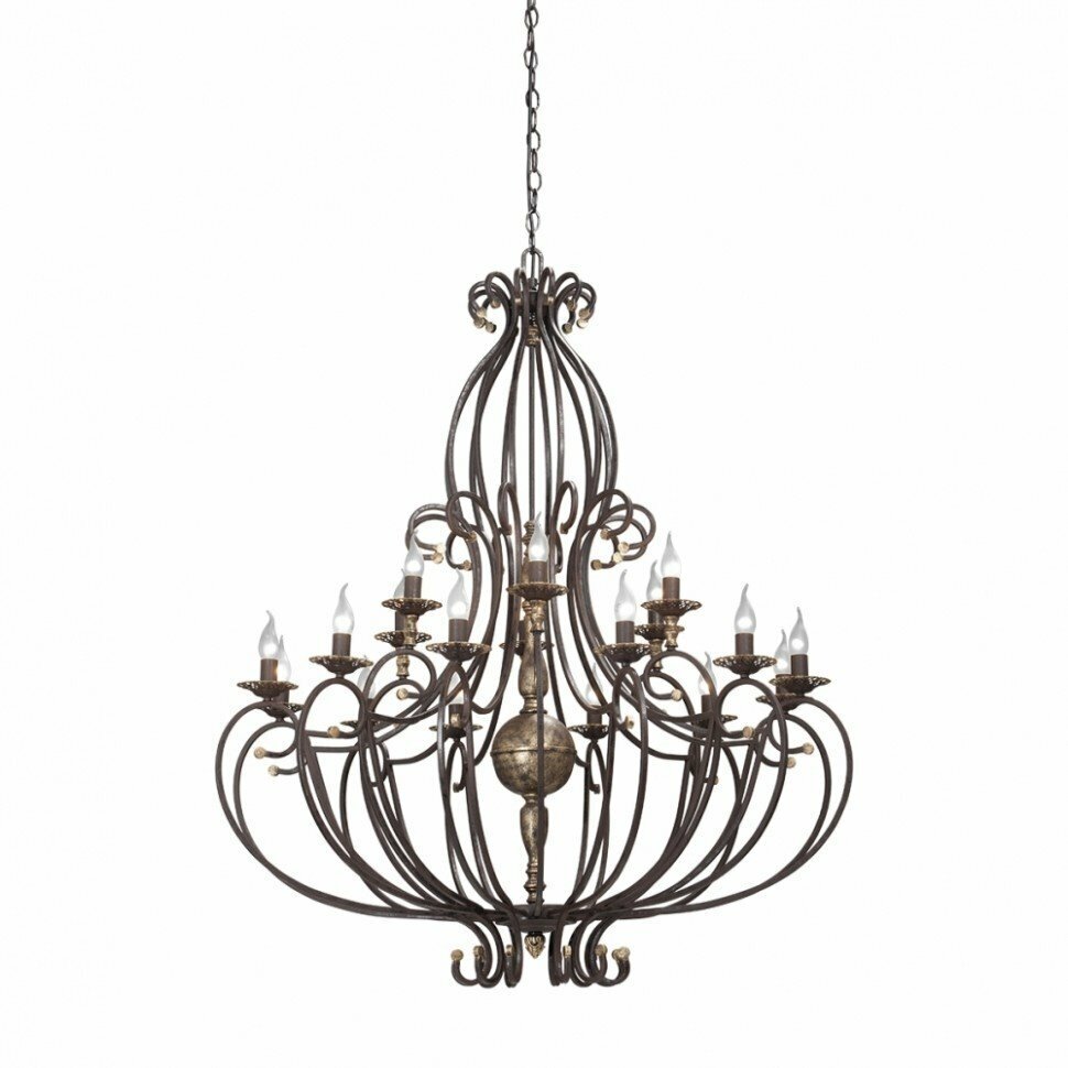 Большая люстра V1819-7/12+6