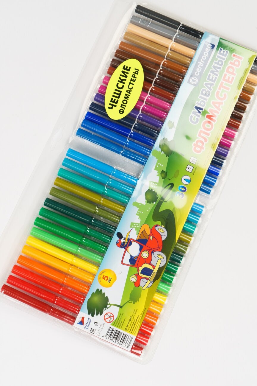 Фломастеры Centropen 30 цветов - фото №12