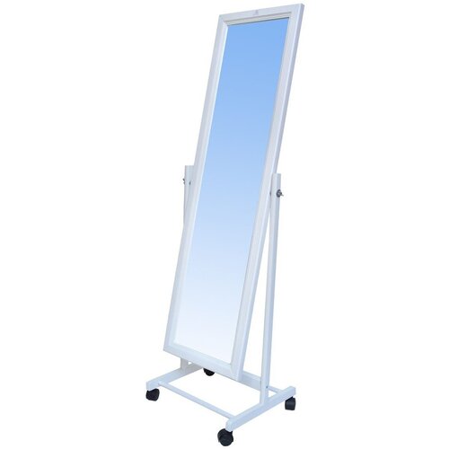 Зеркало напольное Верона Зеркало на колесиках деревянное белый