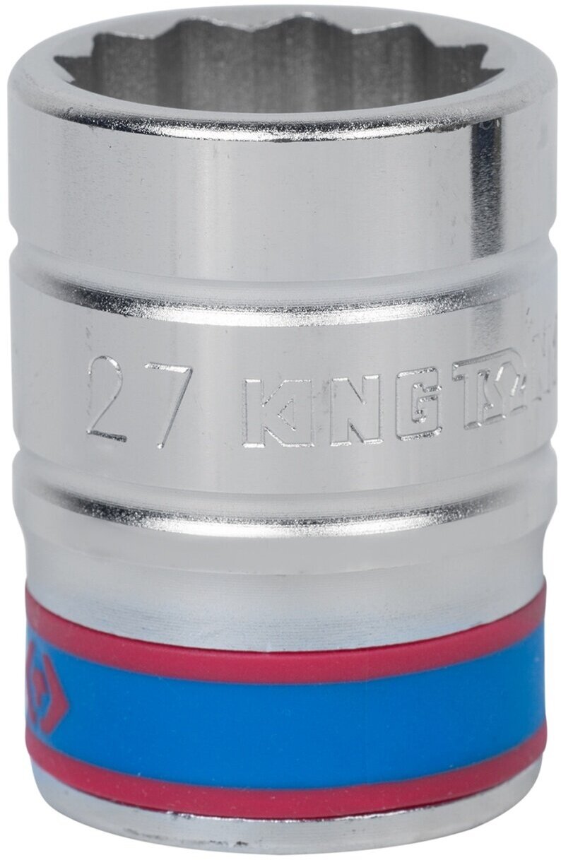 Головка торцевая стандартная двенадцатигранная 3/4", 27 мм KING TONY 633027M