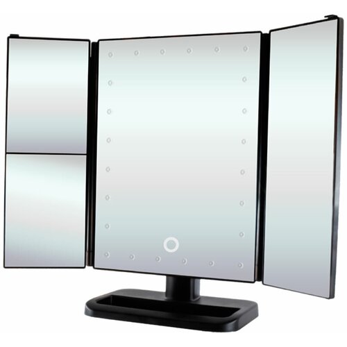 GESS зеркало косметическое настольное uLike зеркало косметическое настольное uLike с подсветкой, черный