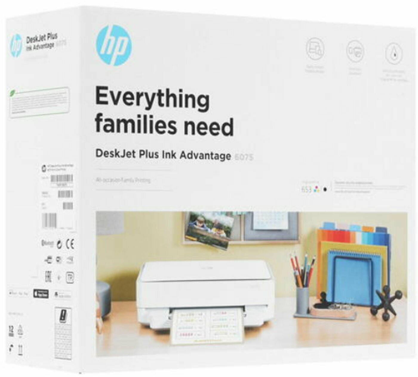 МФУ струйное HP DeskJet Plus Ink Advantage 6075 цветн A4