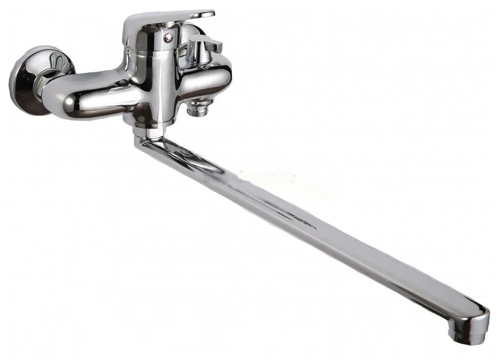 Смеситель для ванны с поворотным изливом Hansen H22007 хром