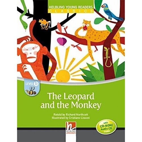 Helbling Young Readers Level B: The Leopard and the Monkey with CD-ROM/ Audio CD