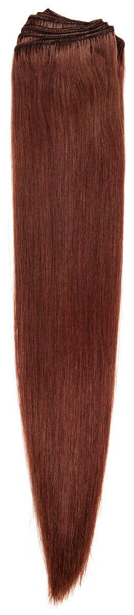 Hairshop Волосы на трессах 7.554 (33) 40 см Classic (113 гр) (Русый махагон)
