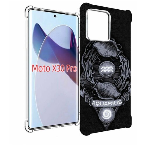 Чехол MyPads знак зодиака водолей 6 для Motorola Moto X30 Pro задняя-панель-накладка-бампер