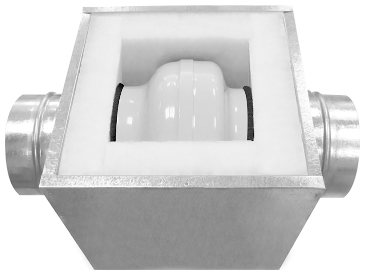 Короб под вентилятор SHUFT d.125 (125 S)