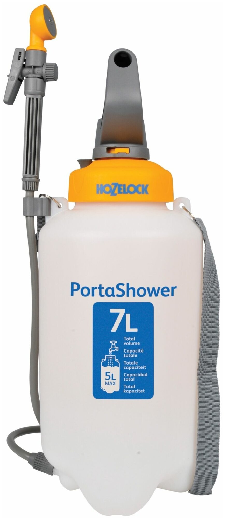 Портативный душ Hozelock 4140 4-в-1, 7 л 4140A3600