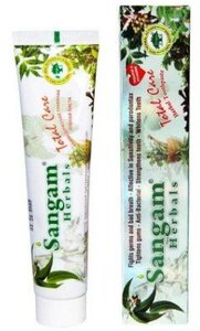 Травяная зубная паста Сангам Sangam Herbals, 100 гр