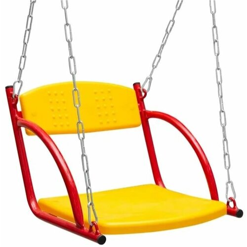 Качели детские, пластиковые на цепях