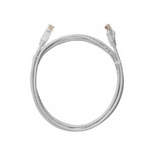 Кабель патч-корд U/UTP 5e кат. 1м Netlan EC-PC4UD55B-010-GY-10