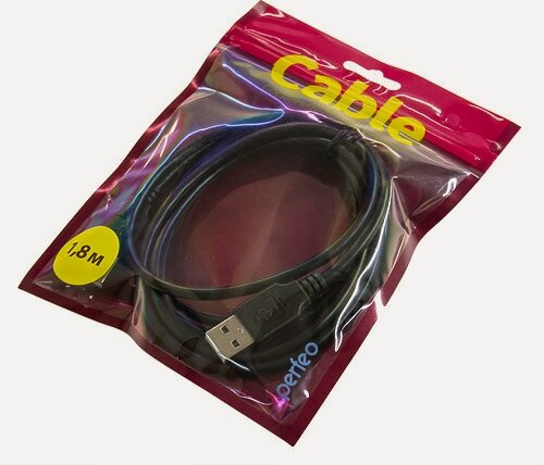 Изображение товара Кабель Perfeo USB 2.0 A вилка-A вилка длина 1,8м (U4401)