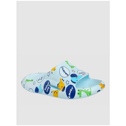 фото Шлепанцы flamingo, ж цвет голубой, размер 33