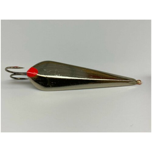 Блесна Пирс зимняя Вазуза большая 7,0 г с двойным крючком нейзильбер