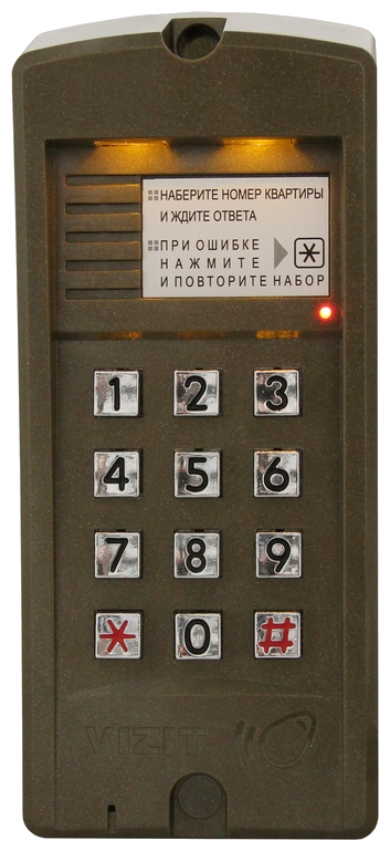 БВД-310F блок вызова домофона Vizit