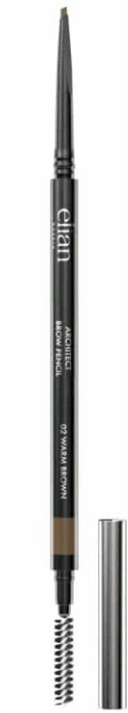 Elian Russia Карандаш для бровей Architect Brow Pencil, тон 02 warm brown