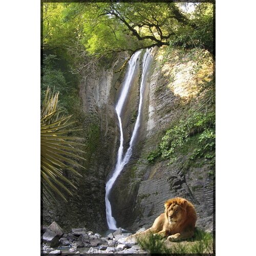 Фотообои глянцевые Львиное царство 134196 774₽