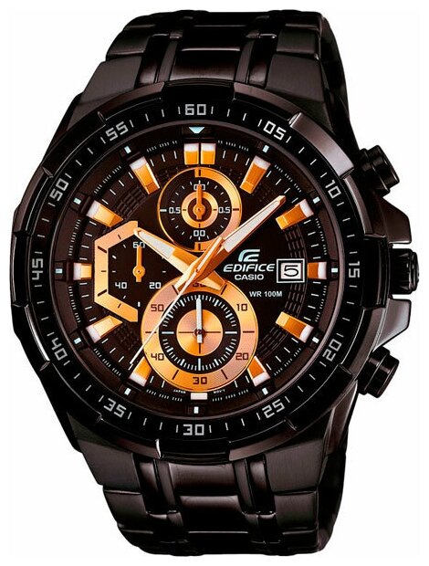 Наручные часы CASIO Edifice EFR-539BK-1A, золотой, черный