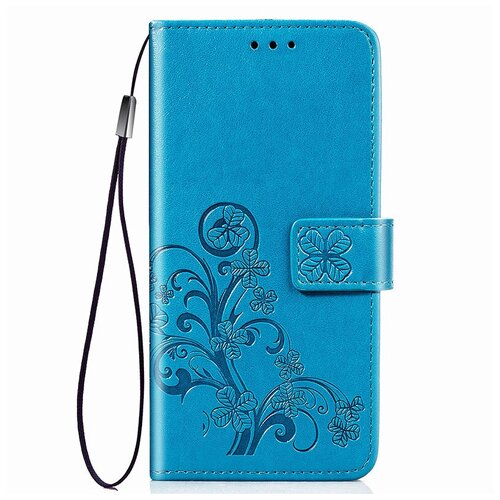 фото Чехол-книжка mypads для huawei honor 8a/huawei y6 (2019)/ honor 8a pro/ y6 prime 2019/ huawei y6s бирюзовый с красивыми загадочными узорами женский детский прикольный необычный