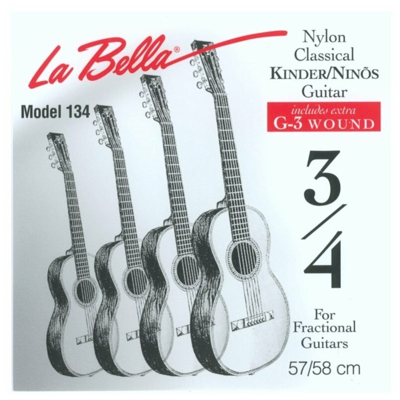 LA BELLA FG134 Струны для классической гитары