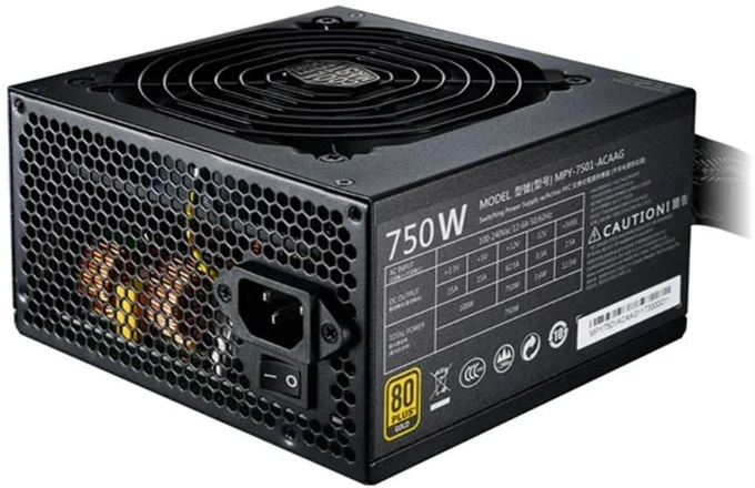 Блок питания Cooler Master MWE White 750W V2 MPE-7501-ACABW-EU