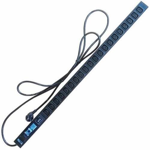 Блок распределения питания Lanmaster TWT-PDV-20C3-GP верт размещ 20xC13 базовые 16A Schuko 3м 10648₽