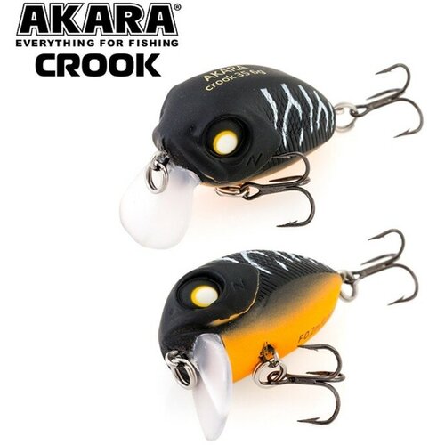 Воблер Akara Crook 35F, цвет A85, длина 3,5 см, 6 гр. воблер akara crook 35f 6 гр 1 5 oz 1 4 in a85